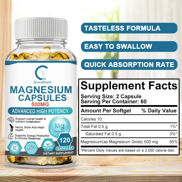 Magnesium Capsule Cognitive Function